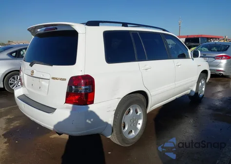 2004 Toyota Highlander Limited V6 z USA, uszkodzony, nr VIN JTEDP21A240040114